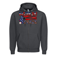 Smoke batter up 4th grade Zipper Hoodie - JahusDesignShop