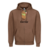 Chestnut gus gus t-shirt Zipper Hoodie - linhVisuals