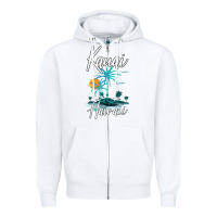 White family vacation retro sunset hawaii kauai t shirt Zipper Hoodie - linhVisuals