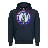 Navy army national guard Zipper Hoodie - linhVisuals
