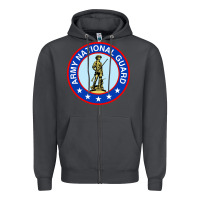 Smoke army national guard Zipper Hoodie - linhVisuals