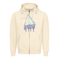 Sandshell Alt-j Zipper Hoodie - linhVisuals