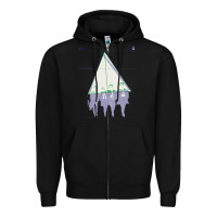 Black Alt-j Zipper Hoodie - linhVisuals