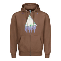 Chestnut Alt-j Zipper Hoodie - linhVisuals