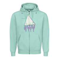 Seafoam Alt-j Zipper Hoodie - linhVisuals