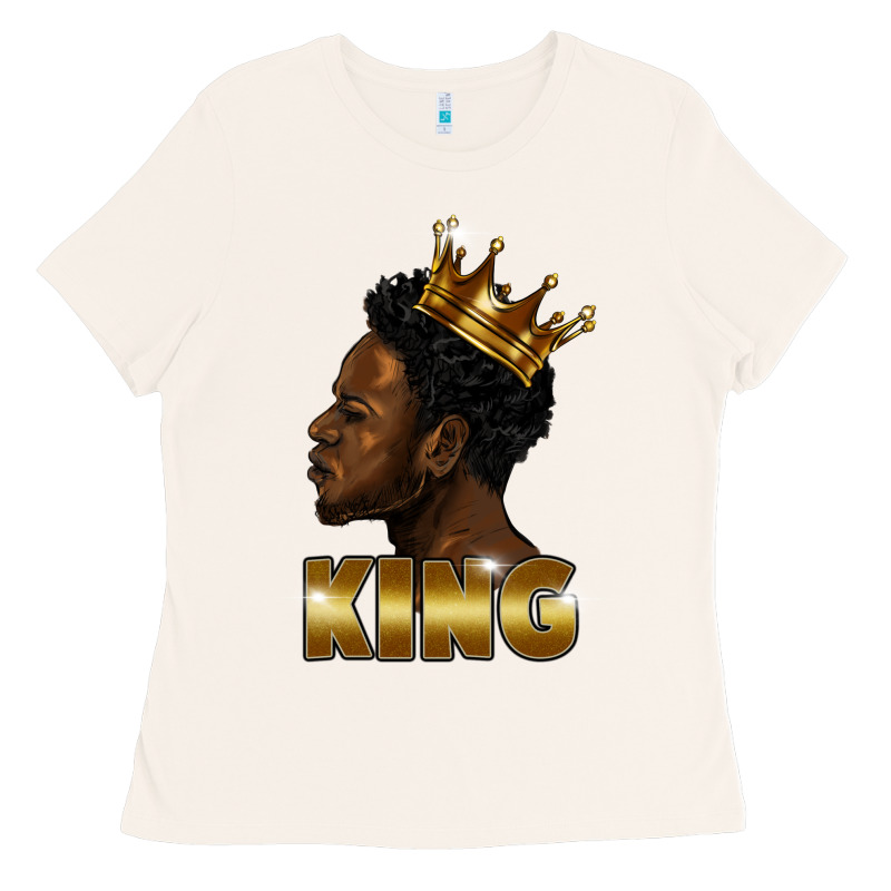 Black King Ladies Tee by FaDigitalArtStudio | Teevron