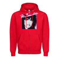 Red #the pat benatal Zipper Hoodie - linhVisuals