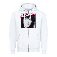 White #the pat benatal Zipper Hoodie - linhVisuals