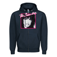 Navy #the pat benatal Zipper Hoodie - linhVisuals