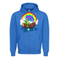 True Royal the rainbow connection Zipper Hoodie - linhVisuals