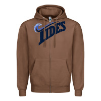Chestnut norfolk tides Zipper Hoodie - linhVisuals