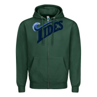 Sports Green norfolk tides Zipper Hoodie - linhVisuals
