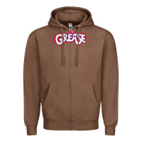 Chestnut grease grease the movie blue small Zipper Hoodie - linhVisuals