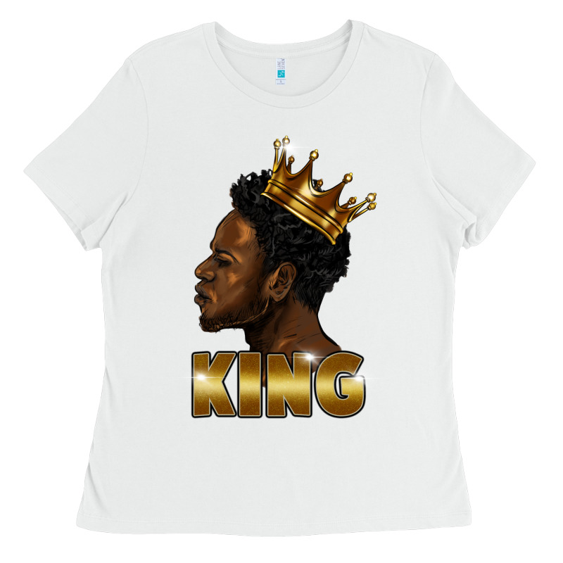 Black King Ladies Tee by FaDigitalArtStudio | Teevron