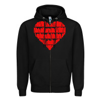 Black book lover Zipper Hoodie - linhVisuals