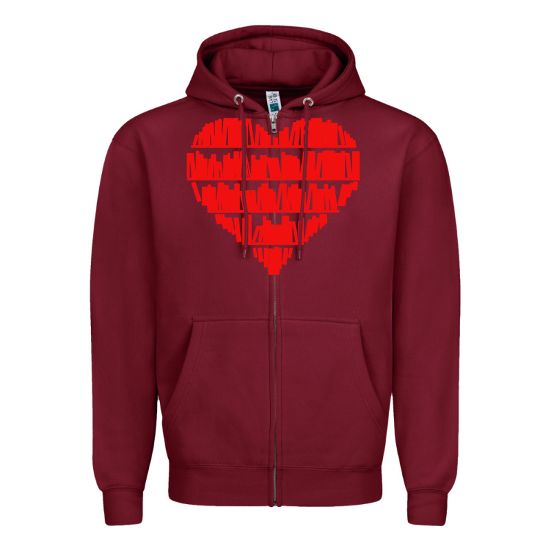 Book Lover Zipper Hoodie by linhVisuals | Teevron
