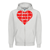 Dove Grey book lover Zipper Hoodie - linhVisuals