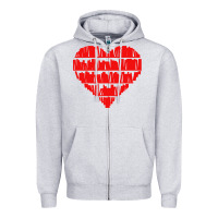 Heather Grey book lover Zipper Hoodie - linhVisuals