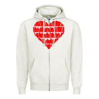 Oatmeal Heather book lover Zipper Hoodie - linhVisuals
