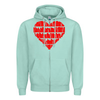 Seafoam book lover Zipper Hoodie - linhVisuals