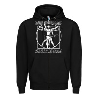 Black man playing the guitar Zipper Hoodie - linhVisuals