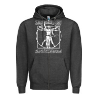 Charcoal Heather man playing the guitar Zipper Hoodie - linhVisuals
