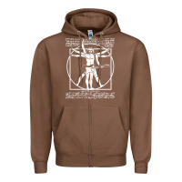 Chestnut man playing the guitar Zipper Hoodie - linhVisuals