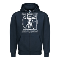 Navy man playing the guitar Zipper Hoodie - linhVisuals