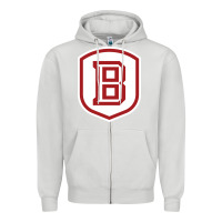 Dove Grey Bradley University Athletics Zipper Hoodie - linhVisuals