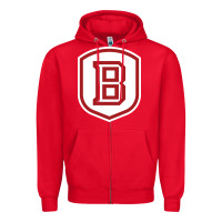 Red Bradley University Athletics Zipper Hoodie - linhVisuals