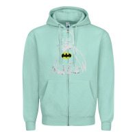 Seafoam catman tshirt Zipper Hoodie - linhVisuals