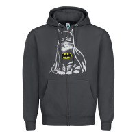 Smoke catman tshirt Zipper Hoodie - linhVisuals