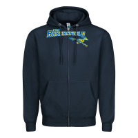 Navy cal state bakersfield roadrunners Zipper Hoodie - linhVisuals