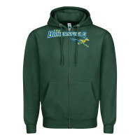 Sports Green cal state bakersfield roadrunners Zipper Hoodie - linhVisuals