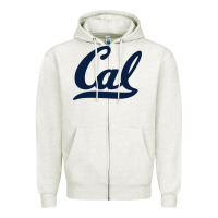 Oatmeal Heather california golden bears Zipper Hoodie - linhVisuals