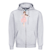 Heather Grey lindsey stirling Zipper Hoodie - linhVisuals