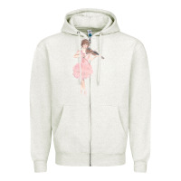 Oatmeal Heather lindsey stirling Zipper Hoodie - linhVisuals