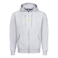 Heather Grey military mr grenade is not our friend Zipper Hoodie - linhVisuals