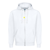 White military mr grenade is not our friend Zipper Hoodie - linhVisuals
