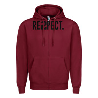 Burgundy re2pect derek jeter jersey respect Zipper Hoodie - linhVisuals