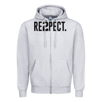 Heather Grey re2pect derek jeter jersey respect Zipper Hoodie - linhVisuals