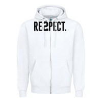 White re2pect derek jeter jersey respect Zipper Hoodie - linhVisuals