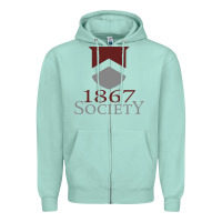 Seafoam porter gaud school Zipper Hoodie - linhVisuals