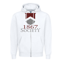 White porter gaud school Zipper Hoodie - linhVisuals