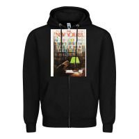 Black the new yorker 1973 Zipper Hoodie - linhVisuals