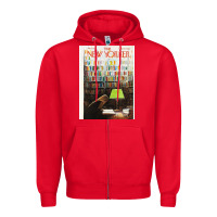 Red the new yorker 1973 Zipper Hoodie - linhVisuals