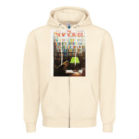 Sandshell the new yorker 1973 Zipper Hoodie - linhVisuals
