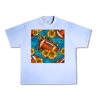 Grape Ice american football with leopard Urban Heavy Tee - BundleAndBundleShop