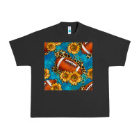 American Football With Leopard Urban Heavy Tee | Teevron