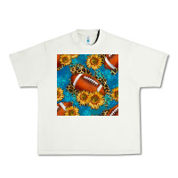 Pistachio american football with leopard Urban Heavy Tee - BundleAndBundleShop